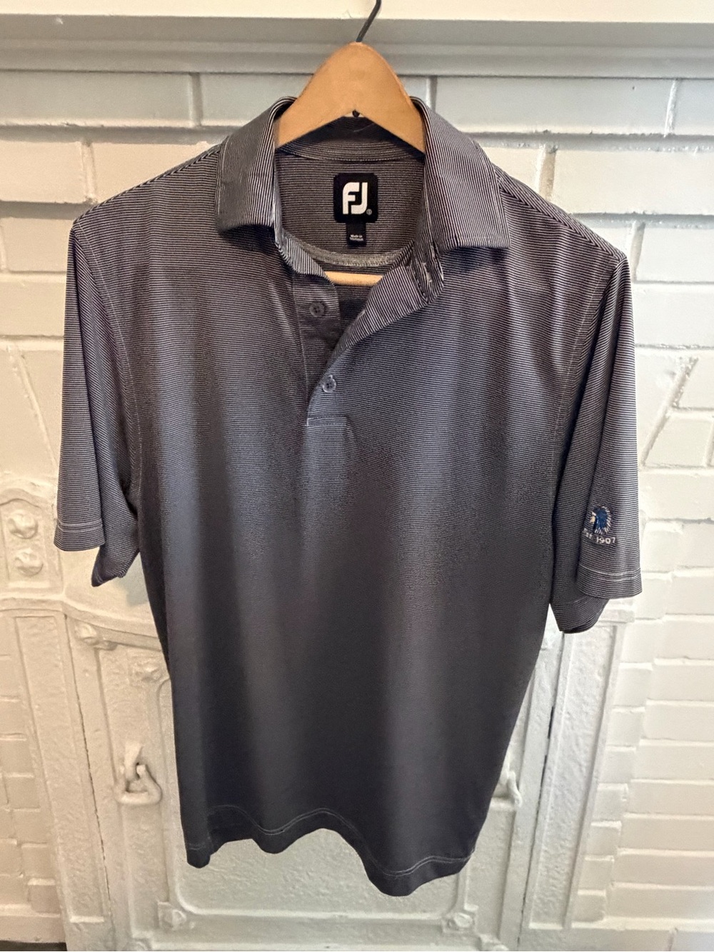 FootJoy Men’s Charcoal Gray Golf Polo